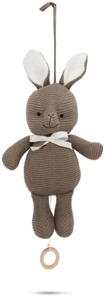 Kanin mit Musikspieluhr -Wood Bio